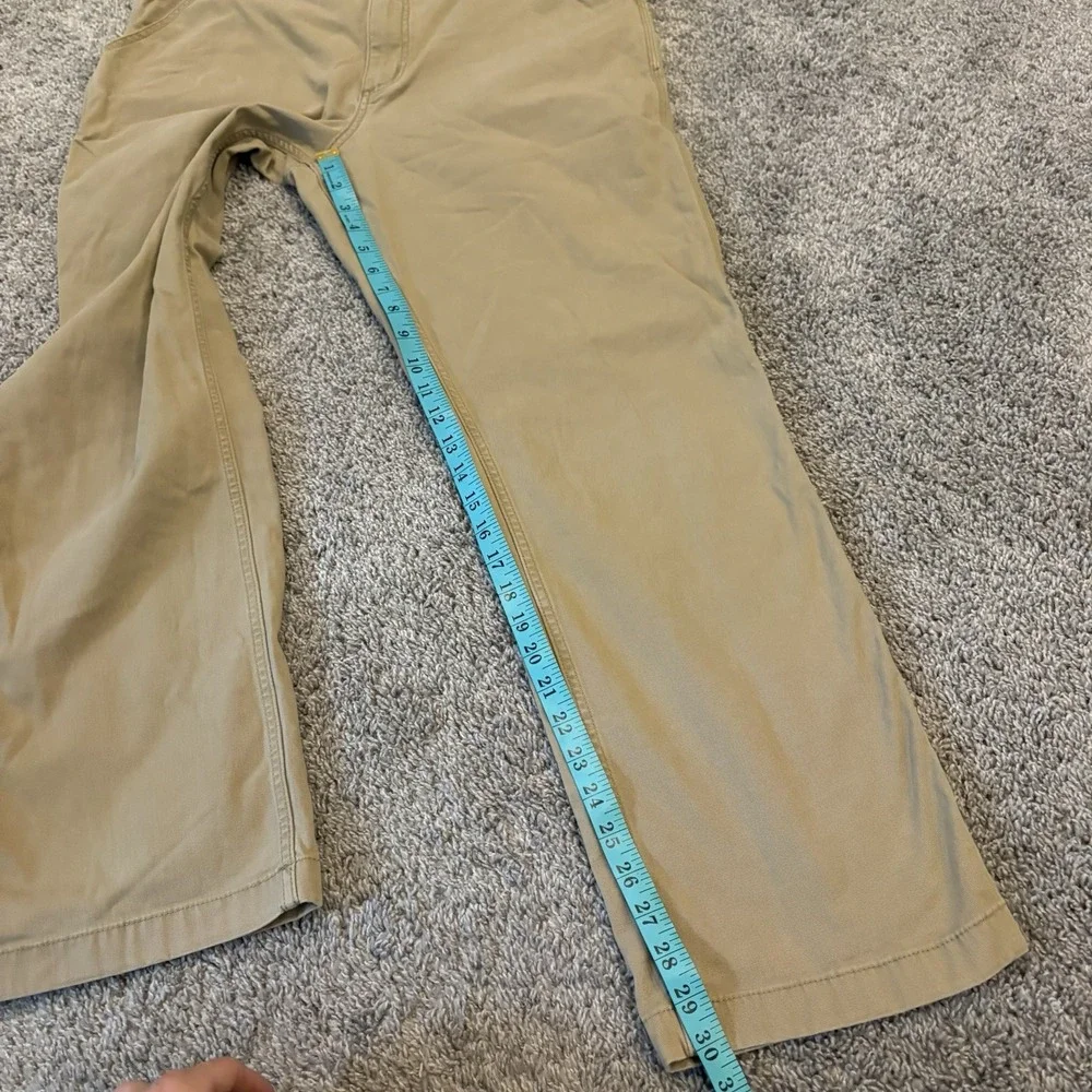 Carhartt Relaxed Fit Canvas Pants FITS 36x30 102291-253 Mens Tan Beige Workwear